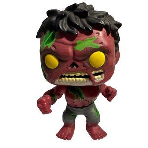 Marvel Funko Pop Zombie Hulk Vinyl Figurine 2021 Red & Green 4 Inches Tall